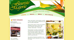 Desktop Screenshot of fleuristemajorie.com